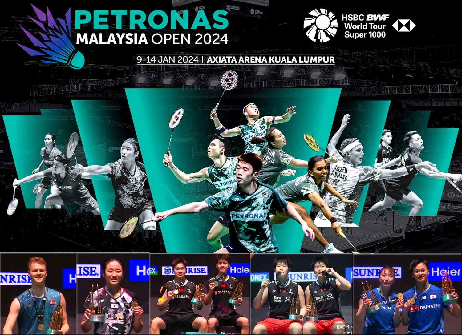 คลิปแบดมินตัน PETRONAS Malaysia Open 2024 รอบ 32 รอบชิงชนะเลิศ [9