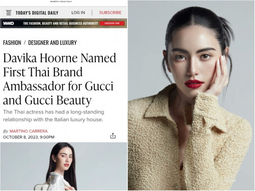 Thailand's Davika Hoorne named new brand ambassador for Gucci