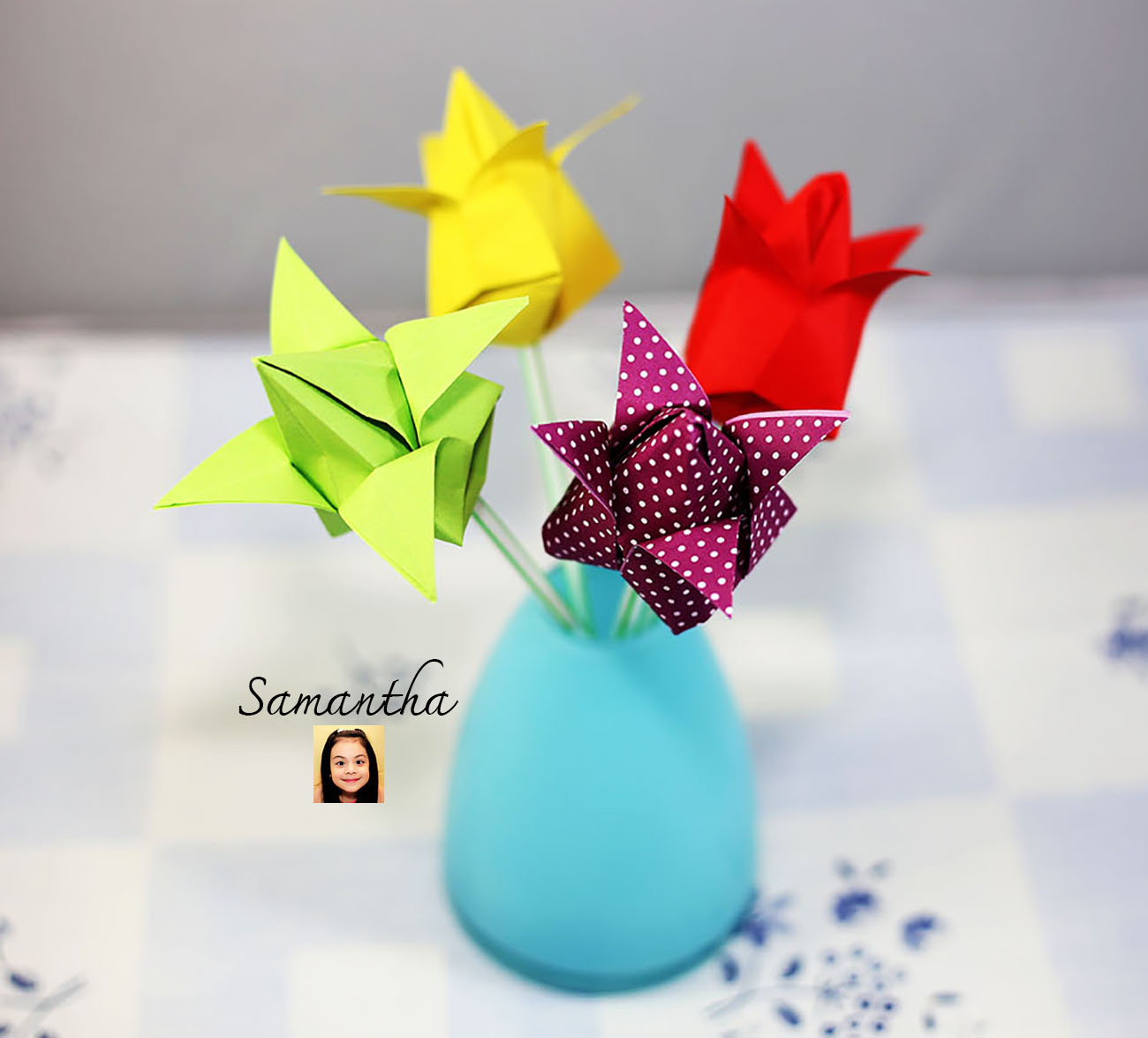 วิธีพับดอกไม้กระดาษ - Pantip
