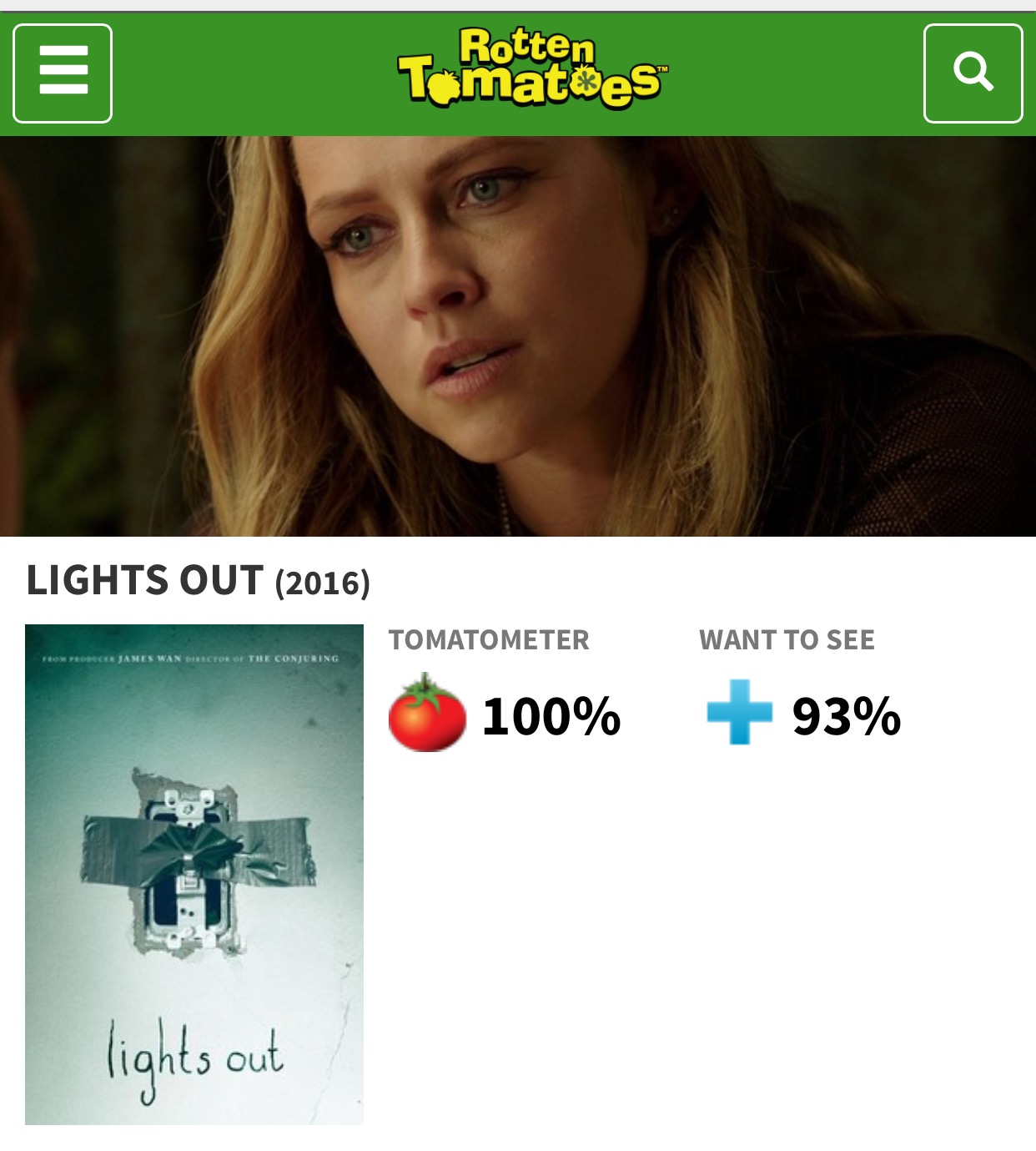 lights out rotten tomatotes