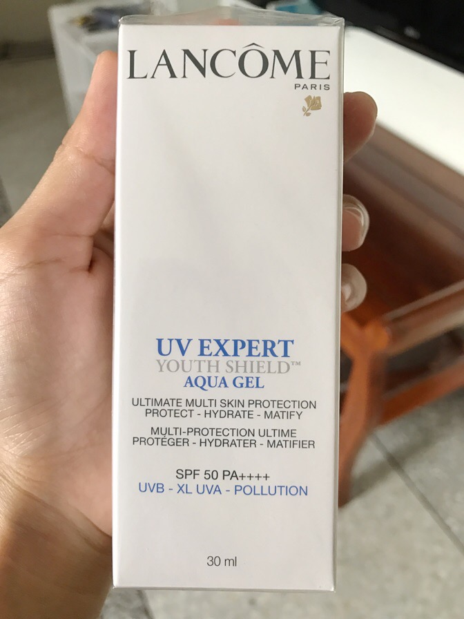 lancome uv expert youth shield aqua gel ราคา skin