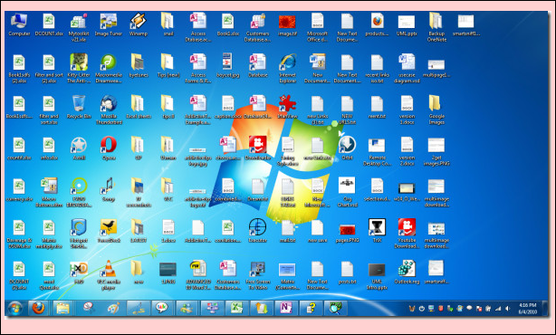 หน้าจอหลัก Desktop ของคุณเป็นอย่างไรกันครับ - Pantip