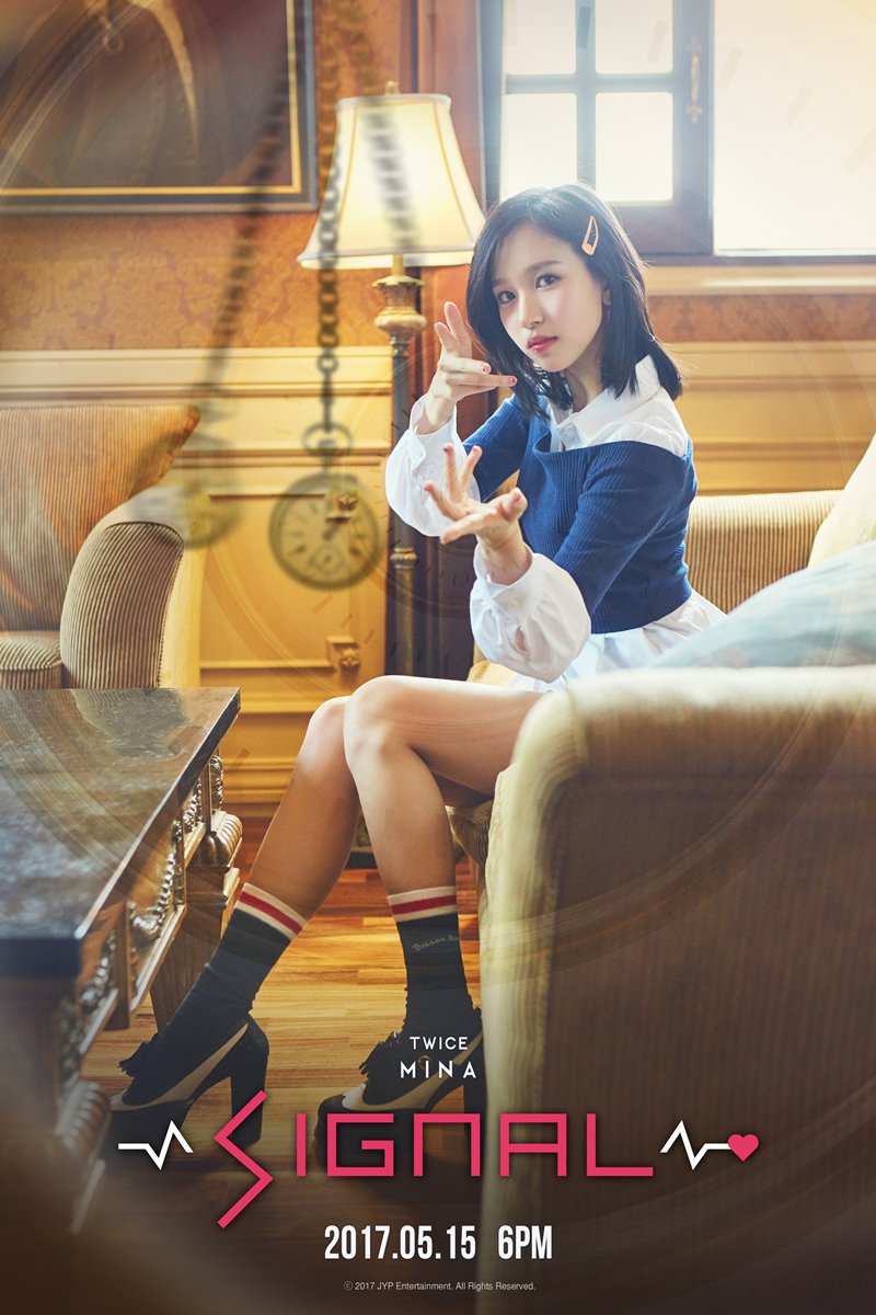 [k Pop] Twice Signal 4th Album Teaser Image 2 Momo Mina Tzuyu