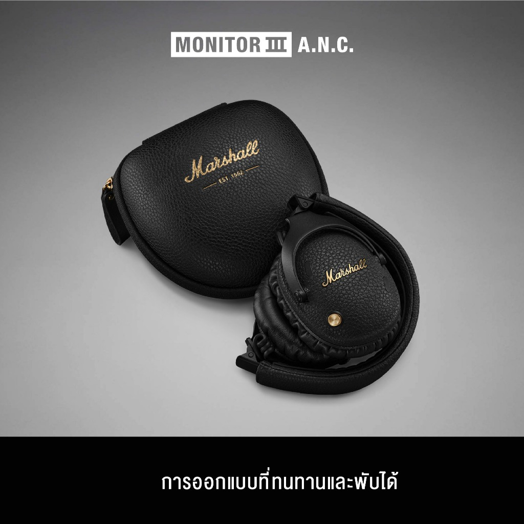 [NEW ARRIVAL] 🎧🎧 MARSHALL Monitor III A.N.C. BLACK - หูฟังบลูทูธ หูฟัง ...