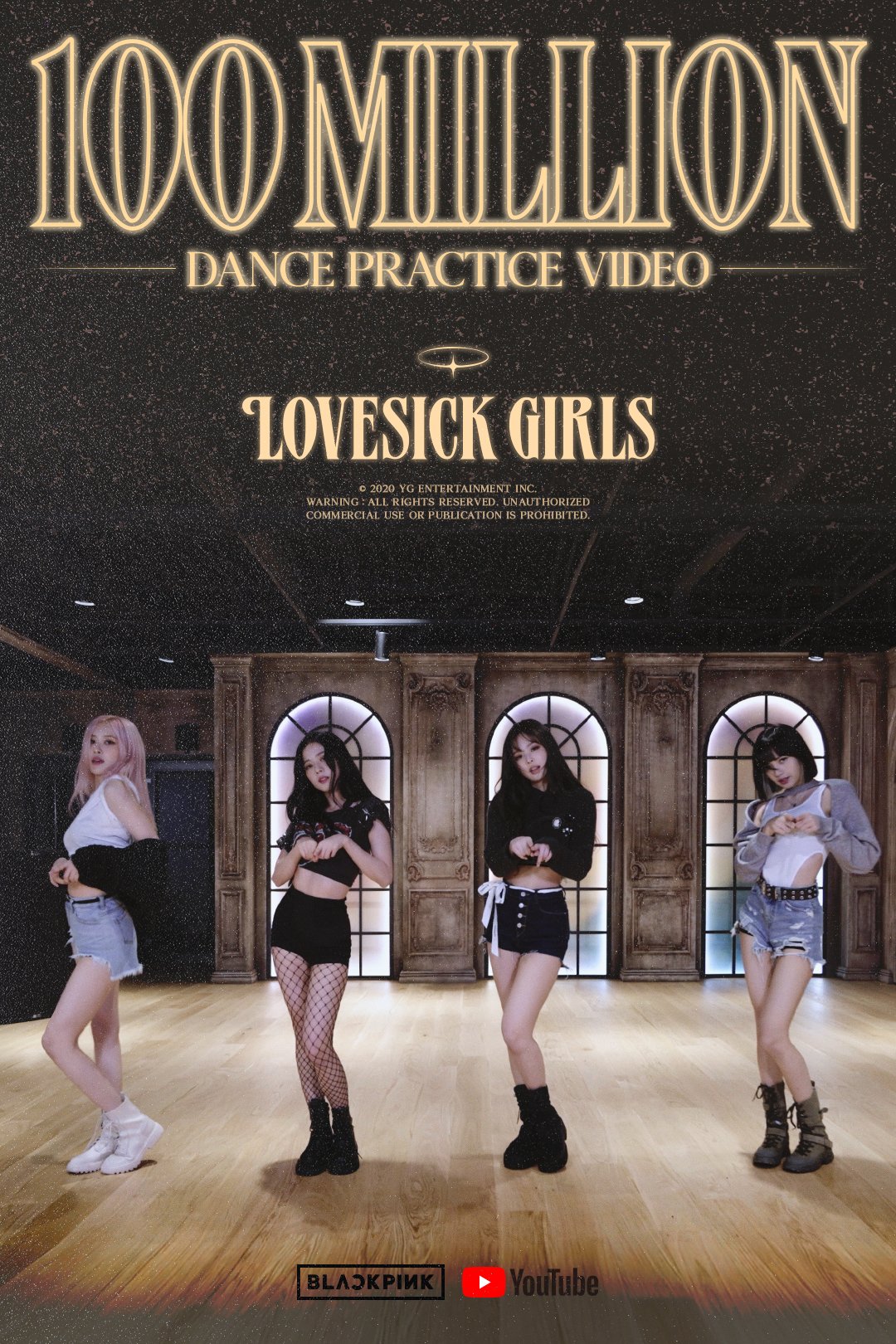 Blackpink Lovesick Girls Dance Practice Video Hits 100 Million Views Pantip 