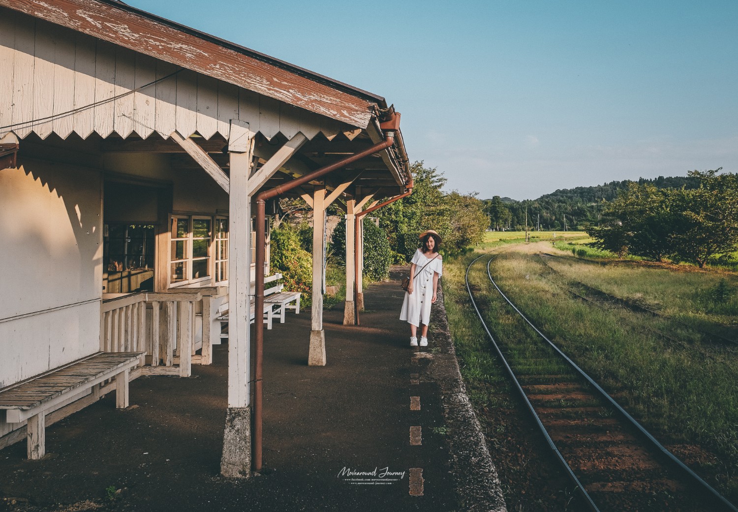 Kominato Railway สถานี Totoro กับรถไฟสาย Local ที่ชิบะ