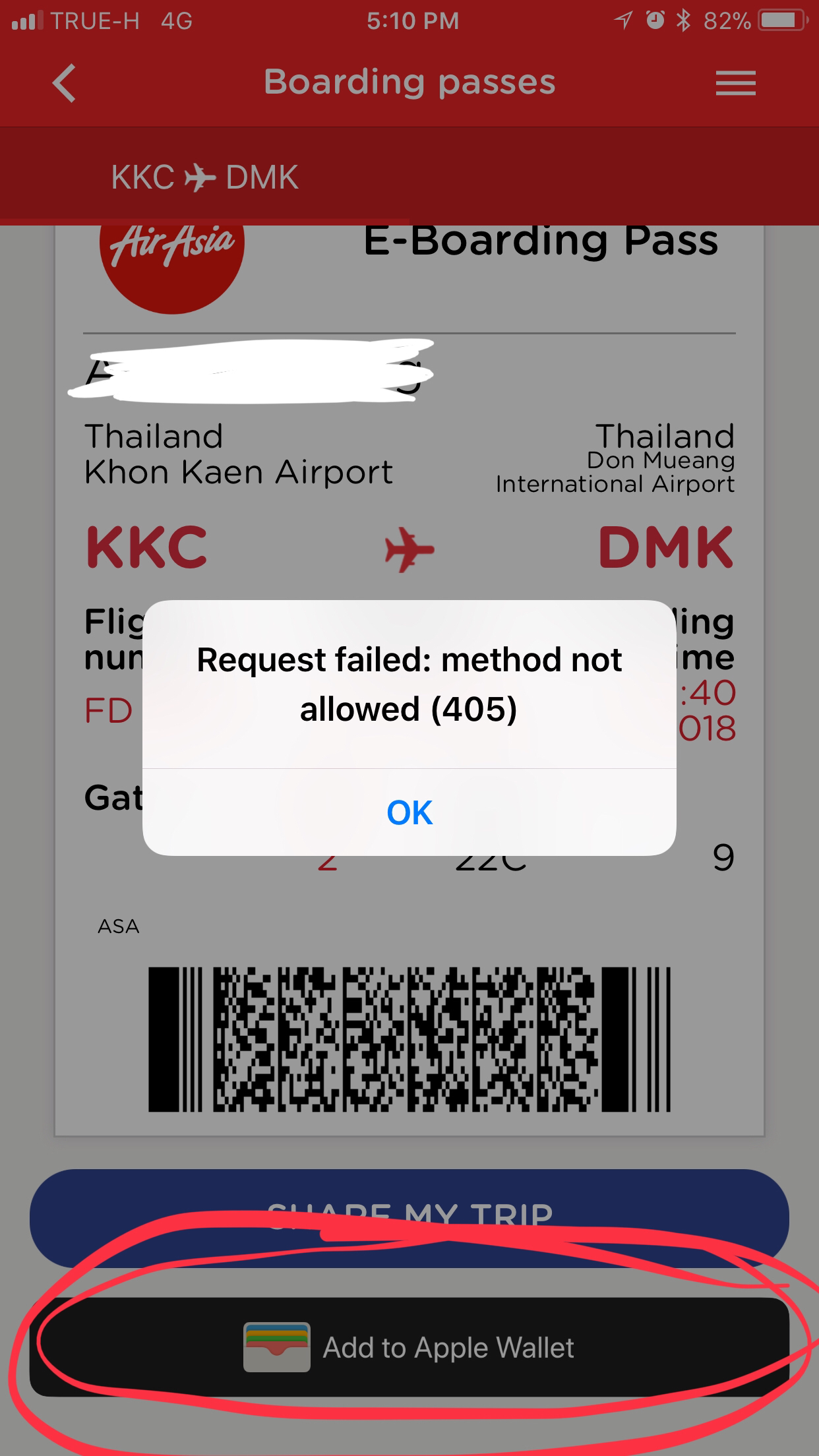 airasia apple wallet