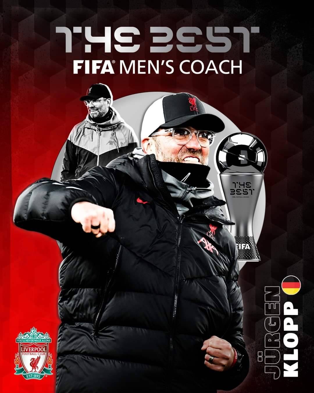 คล็อปป์ได้รางวัล The Best FIFA Men's Coach Pantip