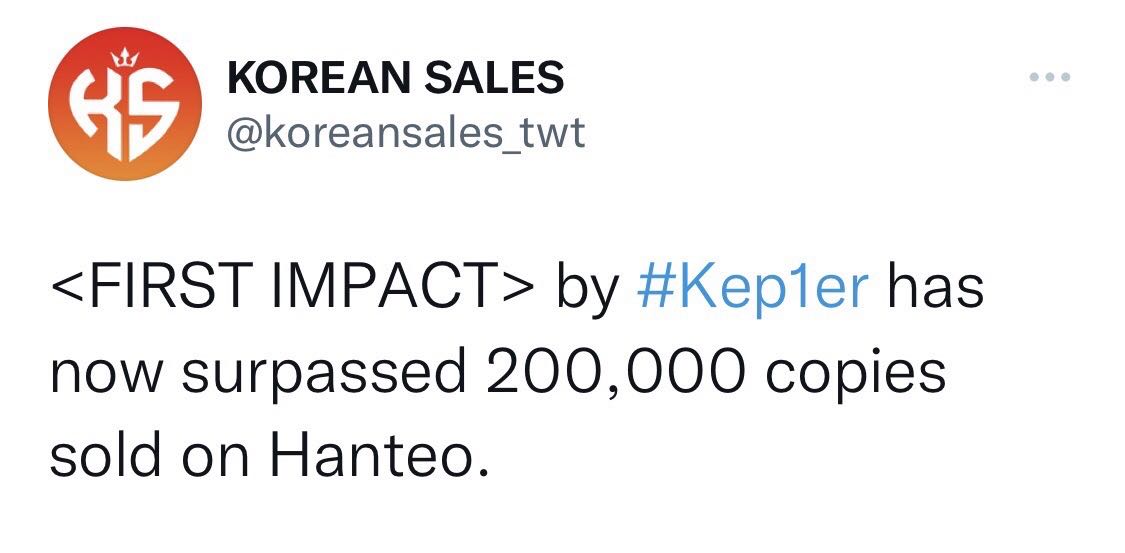 Kep1er ทำยอดขาย ALBUM ‘FIRST IMPACT’ ทะลุ 200,000 ใน Hanteo เรียบร้อย